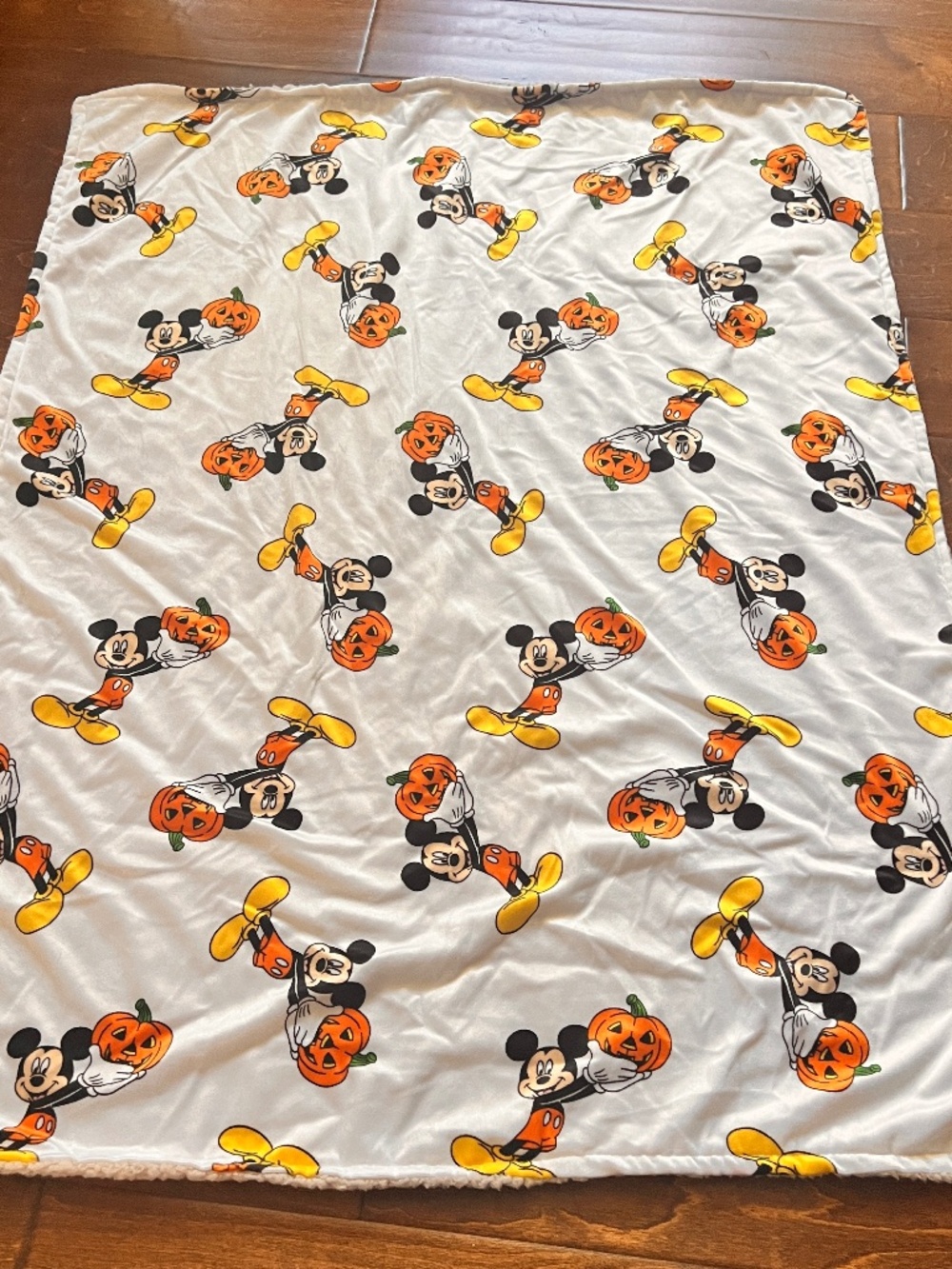 Disney Baby Halloween Mickey Mouse Baby Child Blanket 30” x 38"